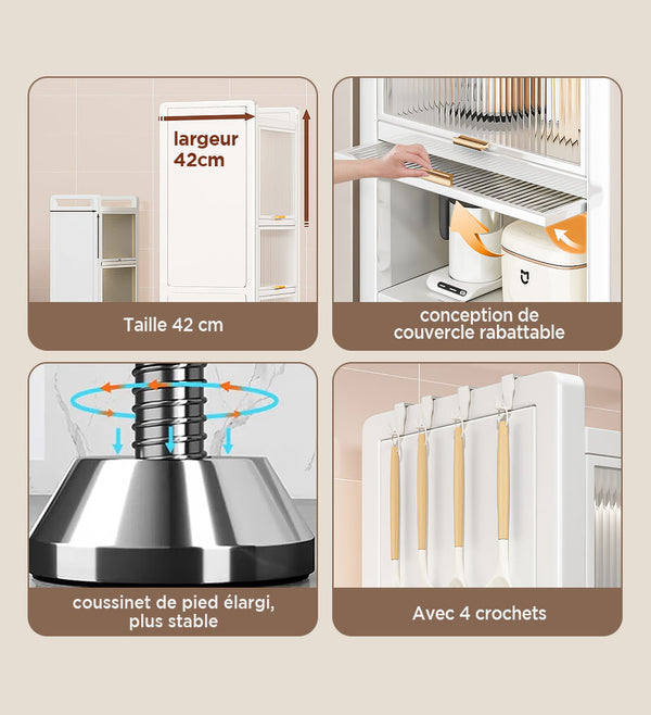 Armoire de Rangement de Cuisine Utilitaire